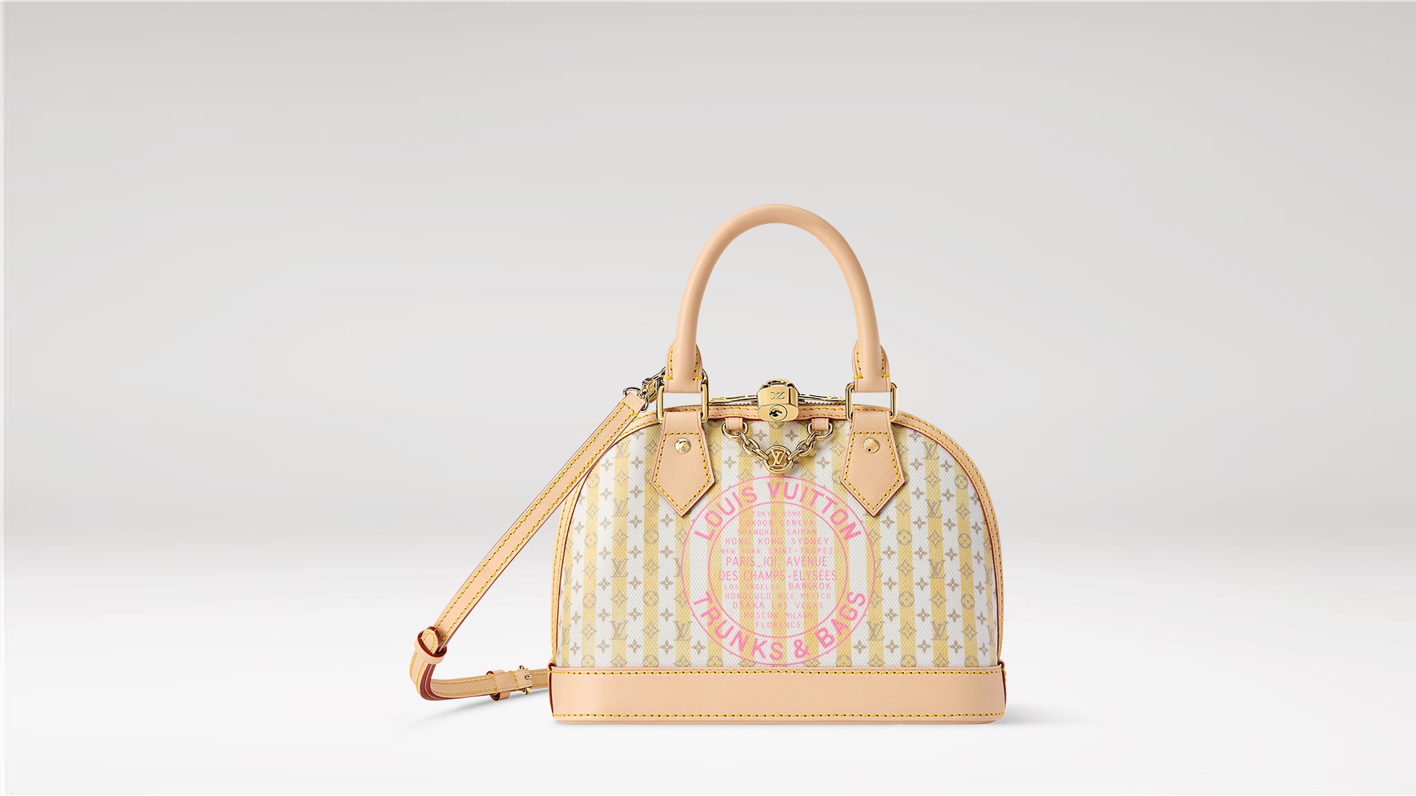 LOUIS VUITTON ベージュバッグウェブニアルマ 猫好き必見×限定コラボ！【Louis Vuitton】アルマBBバッグ (Louis