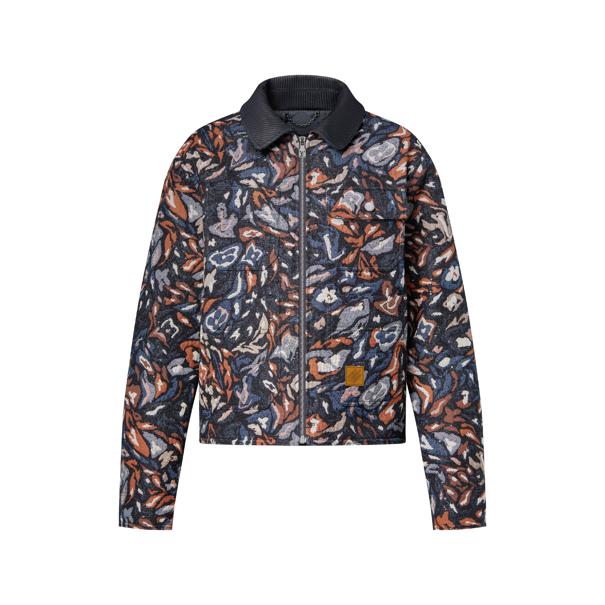 LOUIS VUITTON ルイヴィトン MA-1 ブルゾン ジャケット グレー LOUIS 