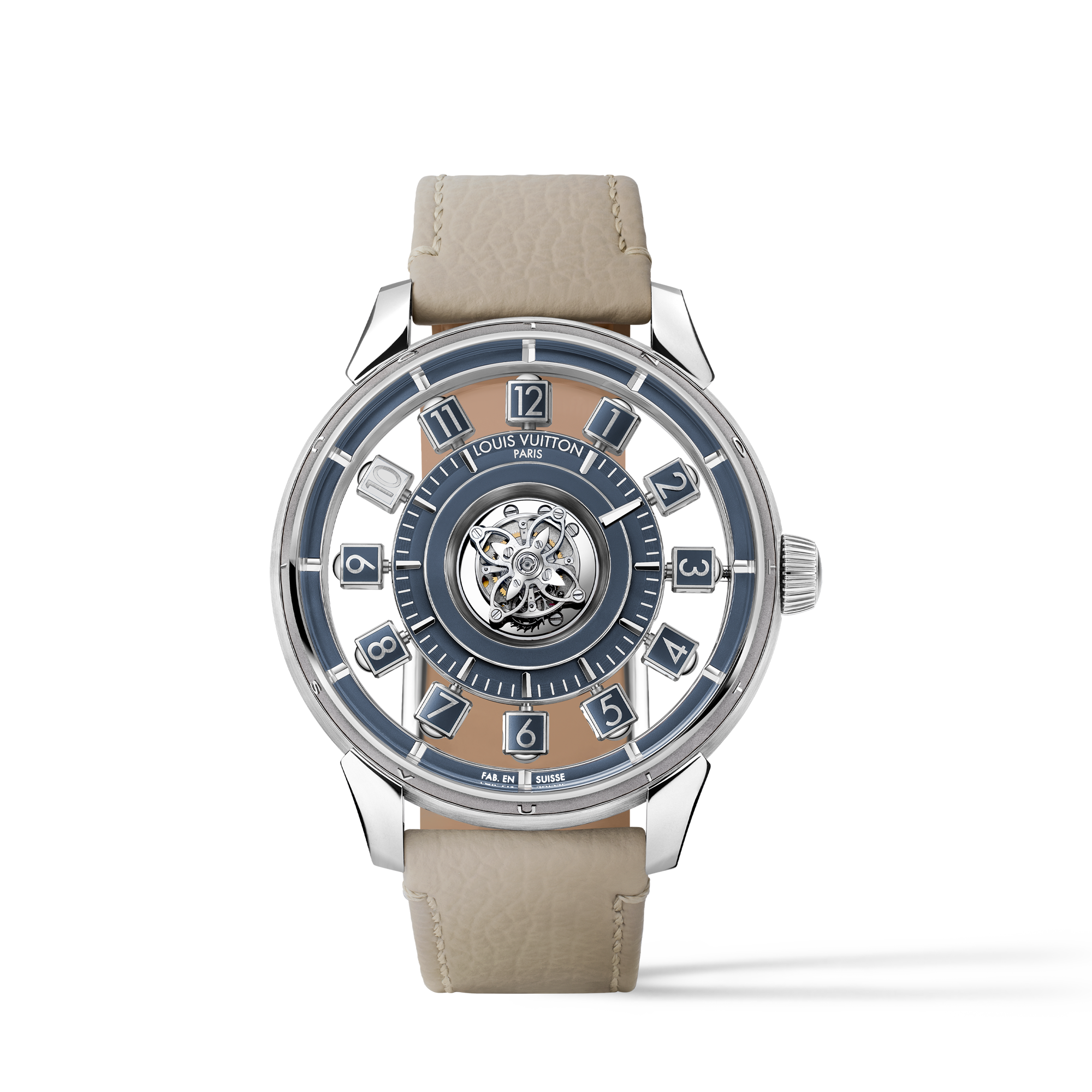 LVロゴ ホワイトPUレザー腕時計 ホワイト（白）系 Louis Vuitton(ルイ  