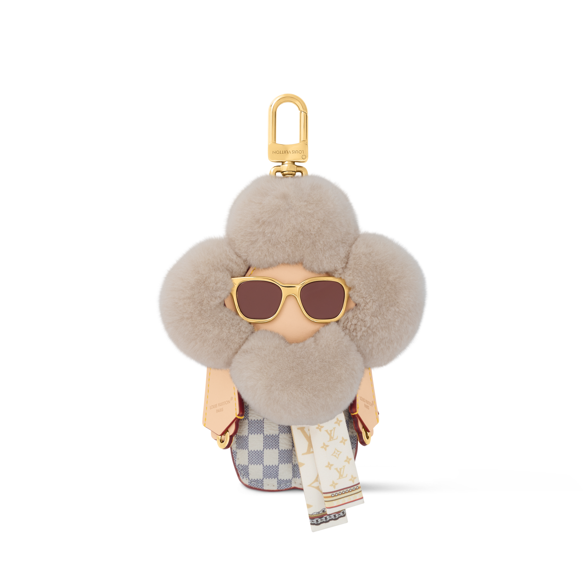 レア品 LOUIS VUITTON ルイヴィトン キーホルダー LVプリズムID パリ 