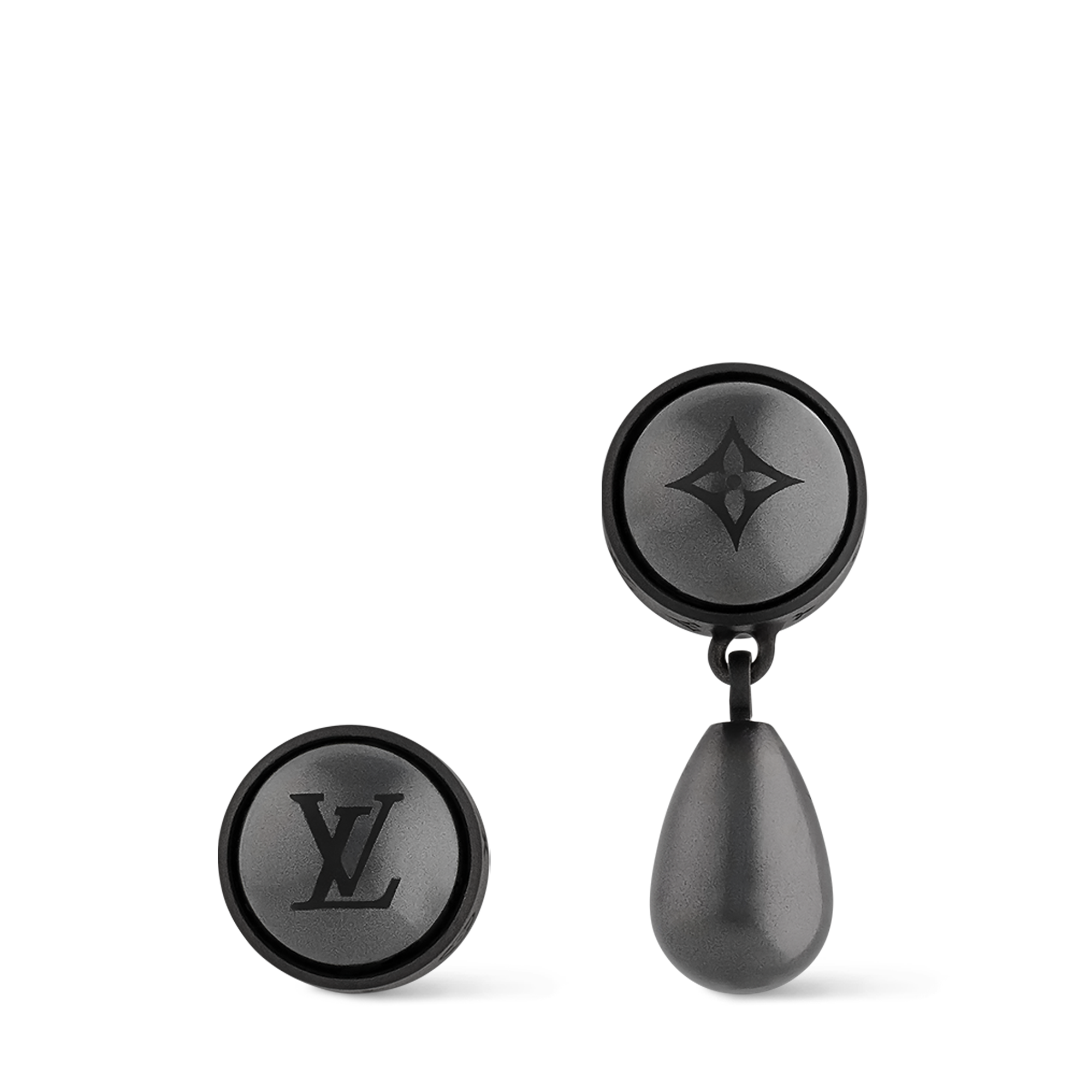 LOUIS VUITTON ブラックピアス（LOUIS VUITTON ブラック ピアス(片耳用 