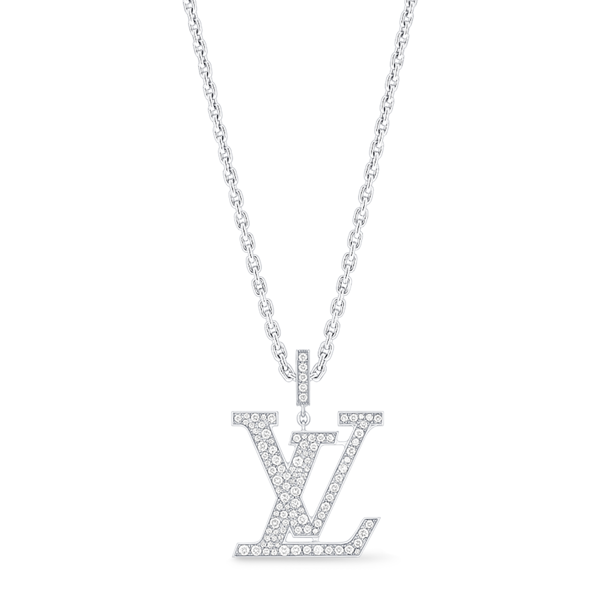 ルイ ヴィトン コリエ L to V ネックレス M69643 メタル ゴールド  