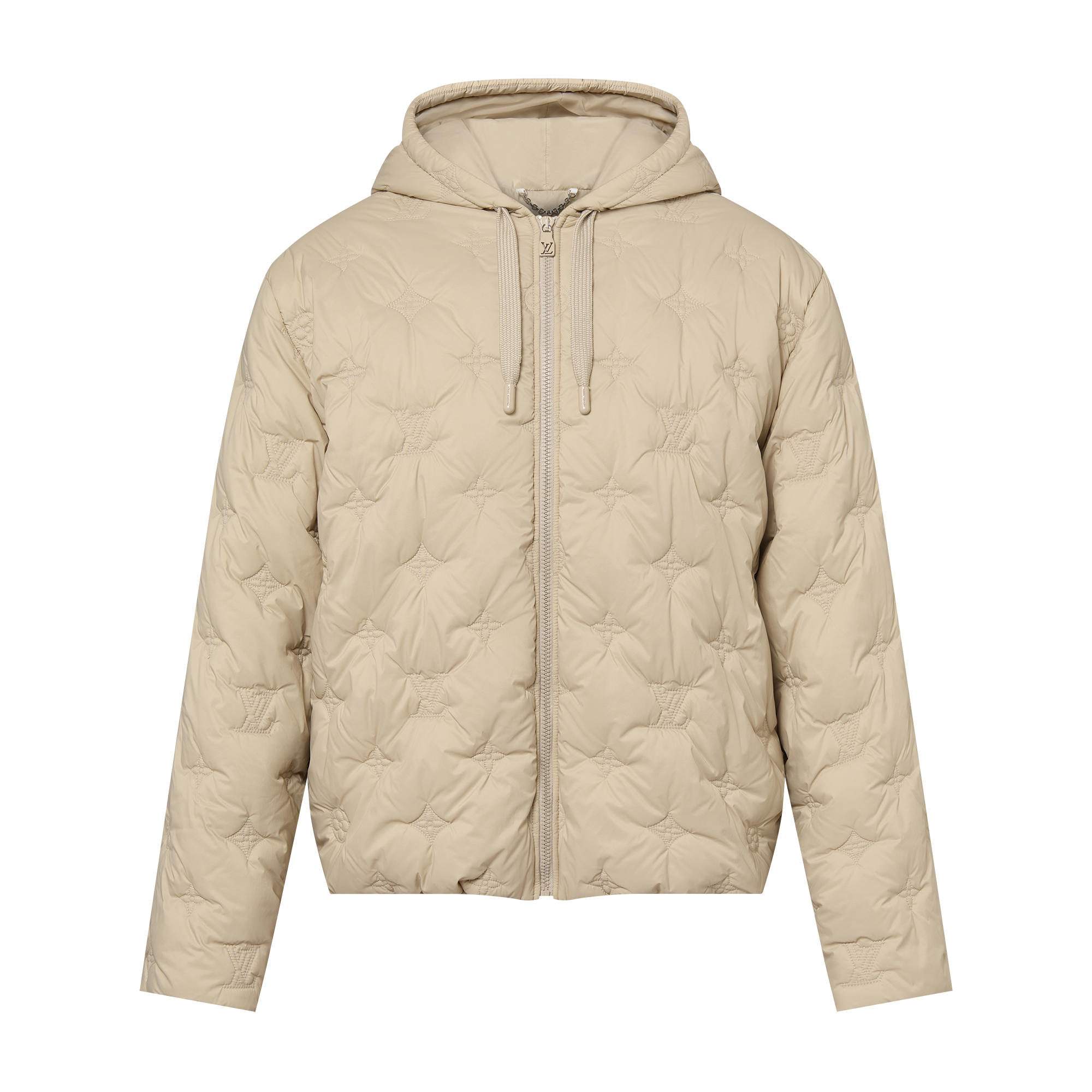 値下 LOUIS VUITTON ルイヴィトン スエードブルゾン ベージュ 48 