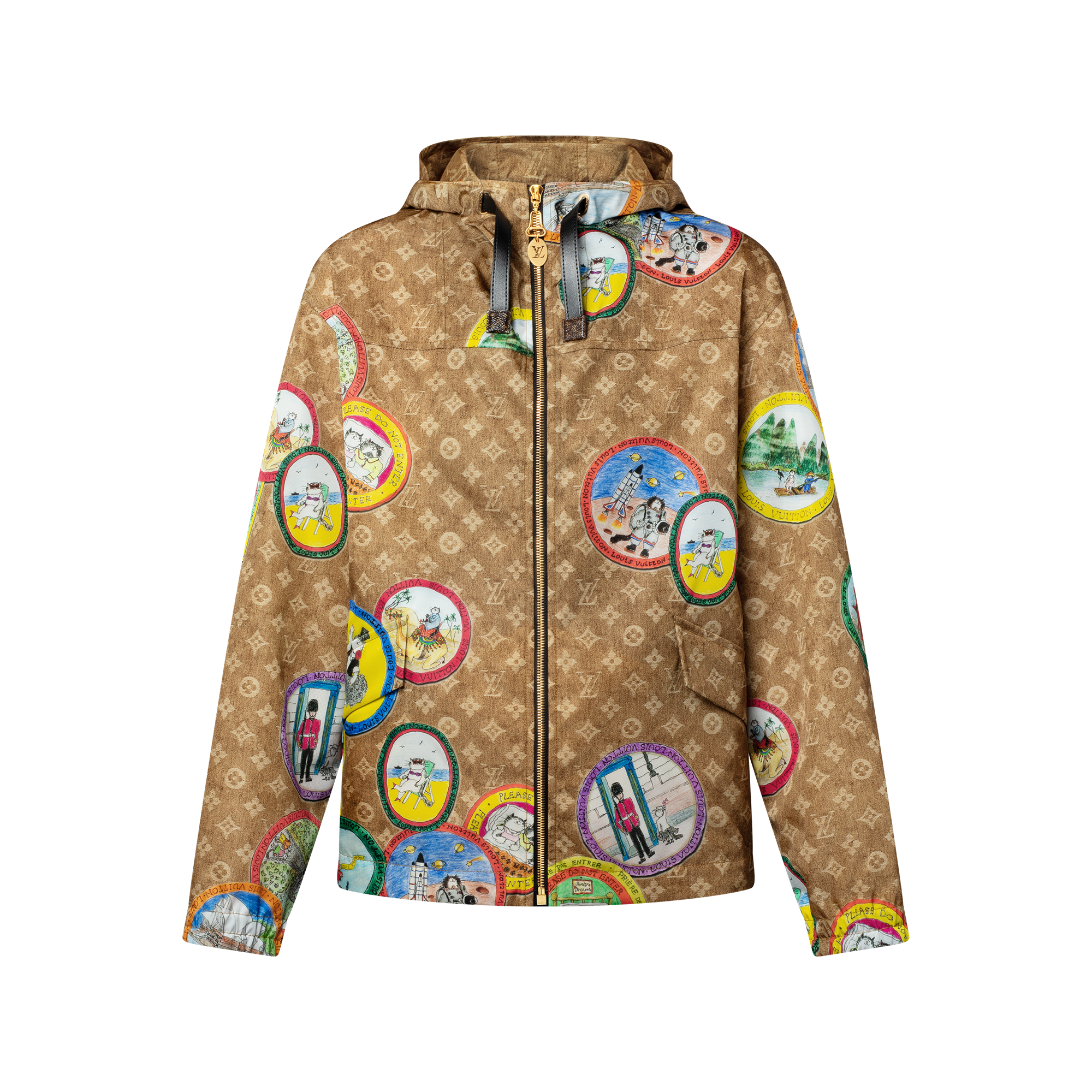 レトロ ルイヴィトン 34 36 ベージュ セットアップ ジャケット  