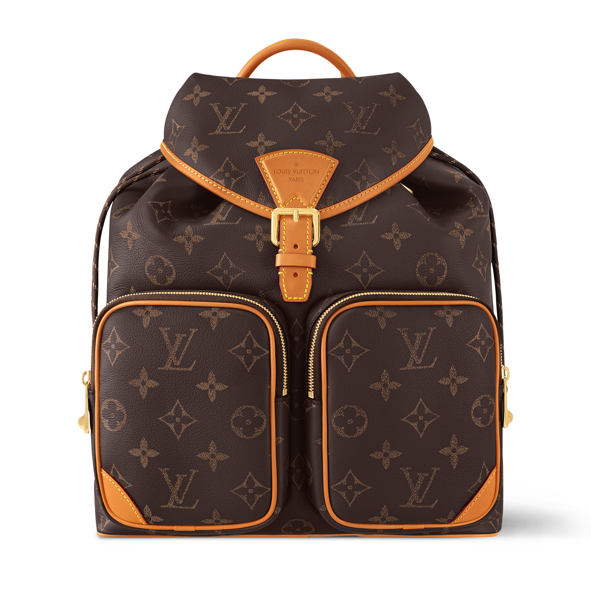 LOUIS VUITTON モンスリMM リュックサック バックパック ブラウン（5  