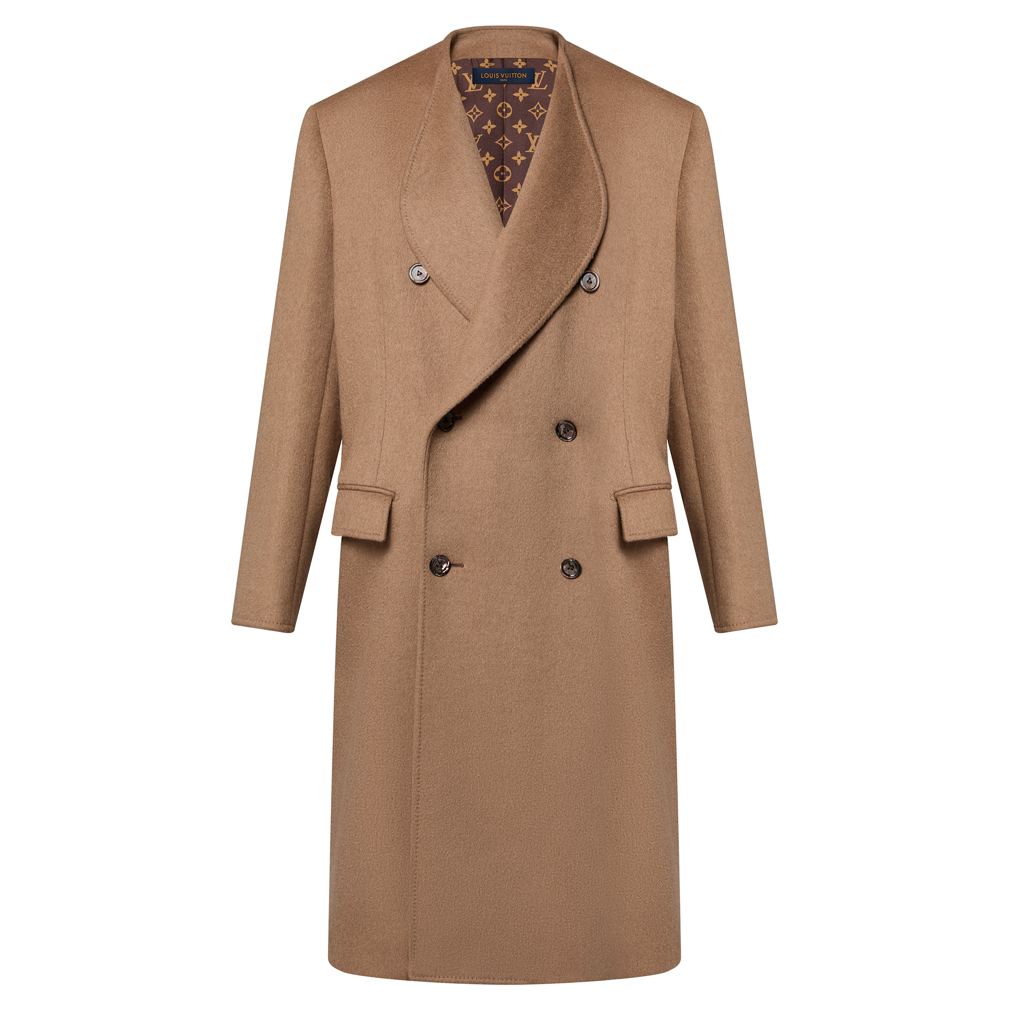 極美品 ルイヴィトン LOUIS VUITTON コート ロングコート ウール