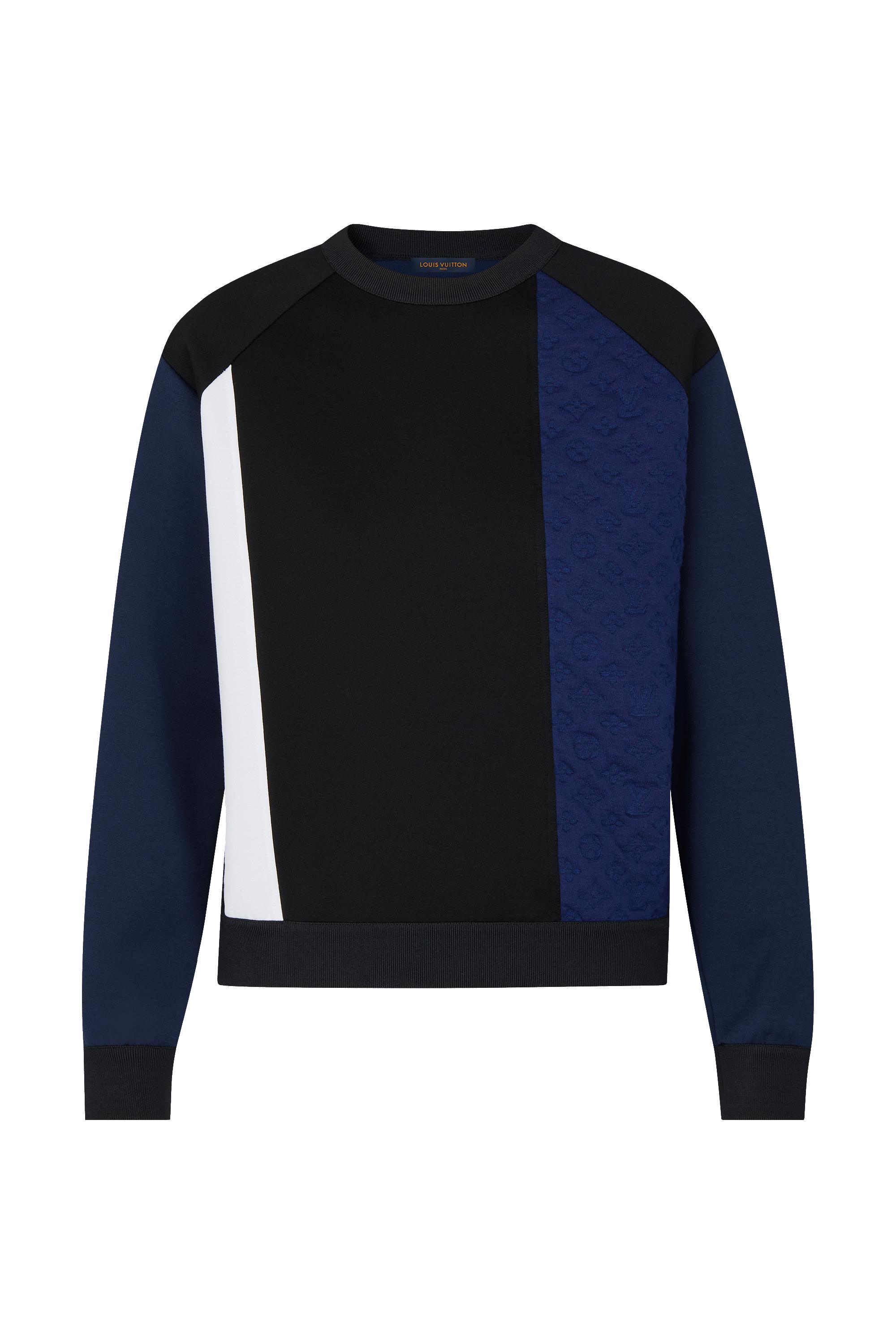 ロングスリーブパッチワークスウェットシャツ プレタポルテ 洋服