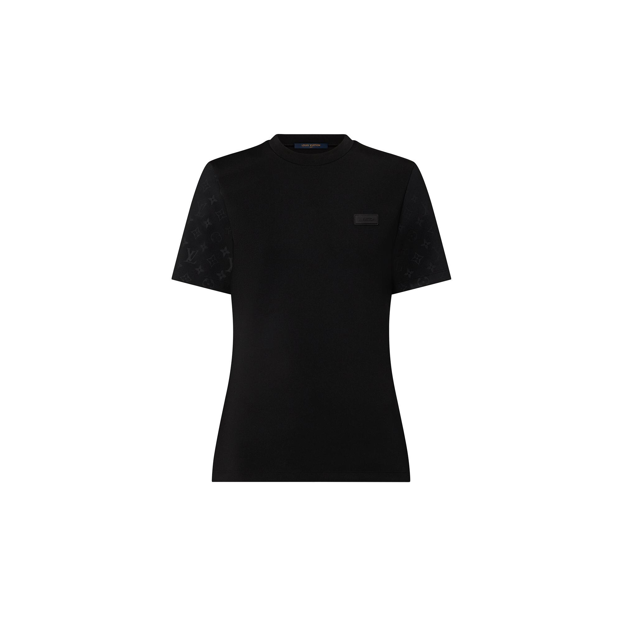LOUIS VUITTON エンボス モノグラムスリーブTシャツ