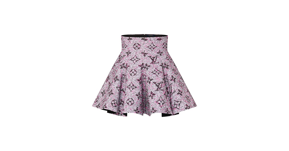 モノグラムツイードプリーツサークルスカート ｜ルイ・ヴィトン 公式  