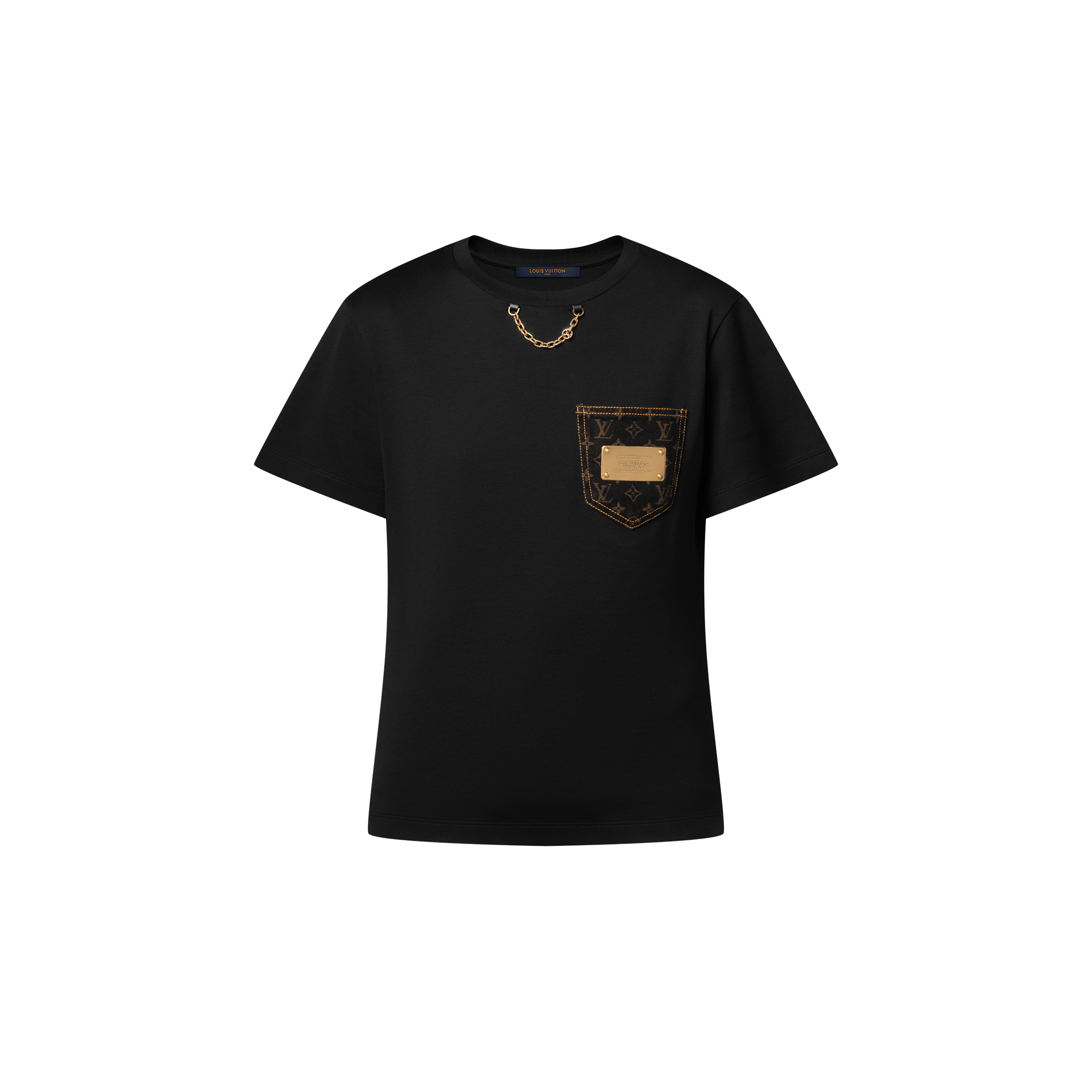 LOUIS VUITTON ニットTシャツ L シグネチャー ポケットTシャツ ｜ルイ 