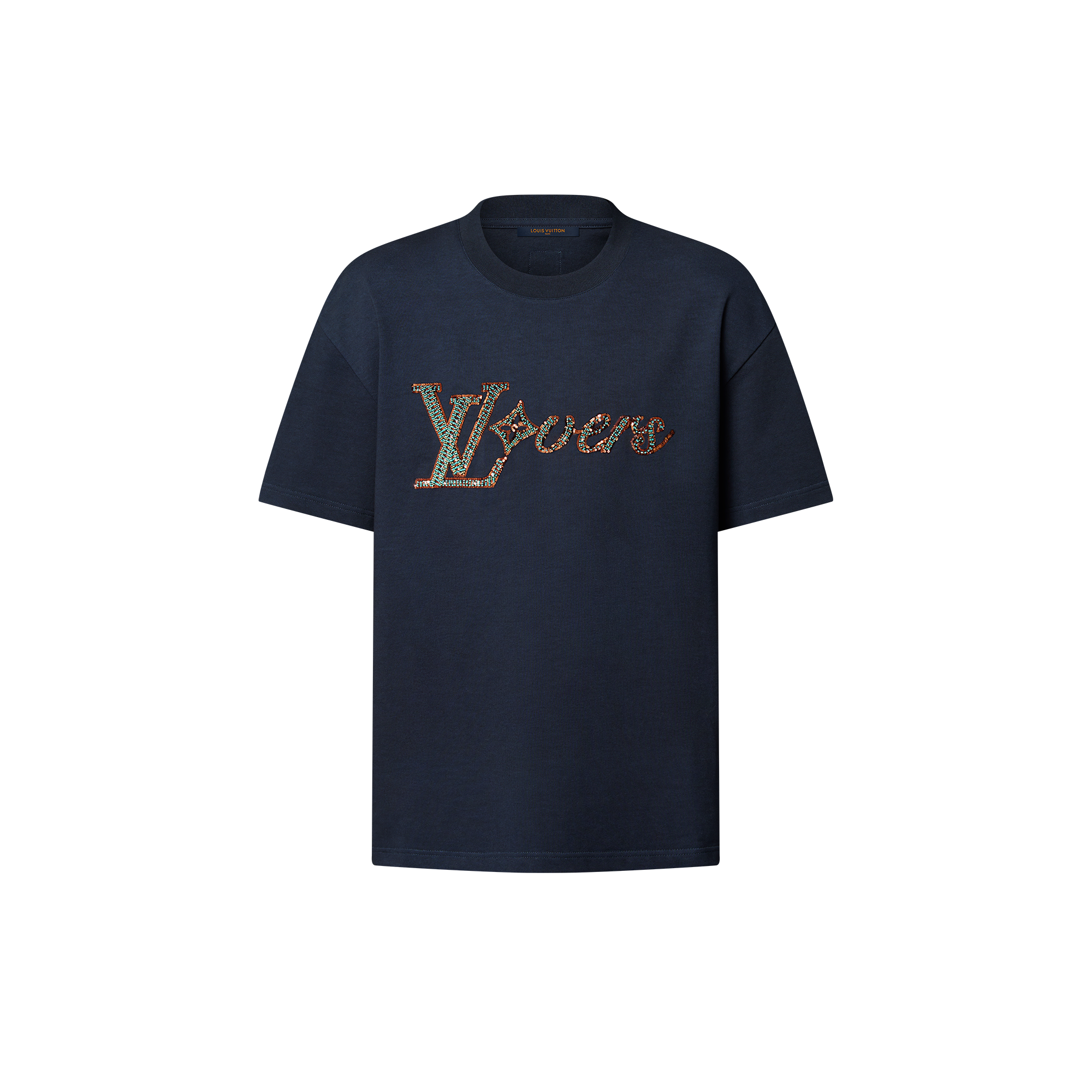 LOUIS VUITTON ルイ・ヴィトン 19SS LV Logo Bricked Print Tee ロゴ 