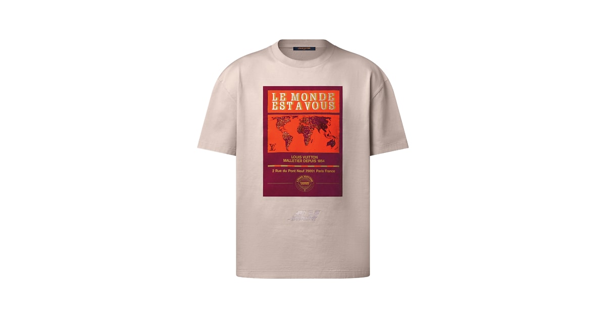 エンベリッシュド グラフィックコットンTシャツ ｜ルイ・ヴィトン 公式 