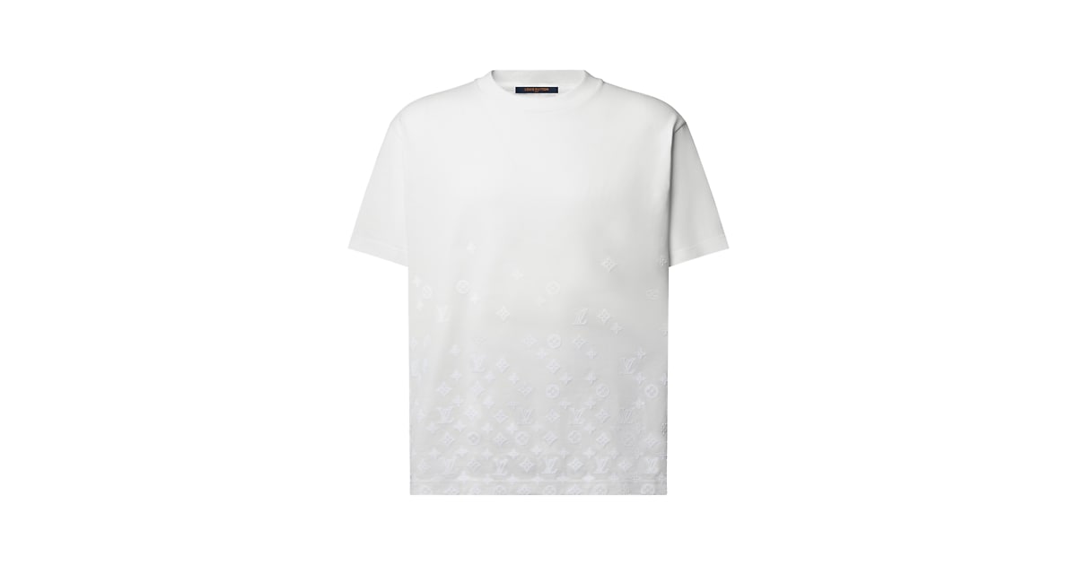 フロックプリント モノグラム グラデーション Tシャツ ｜ルイ 