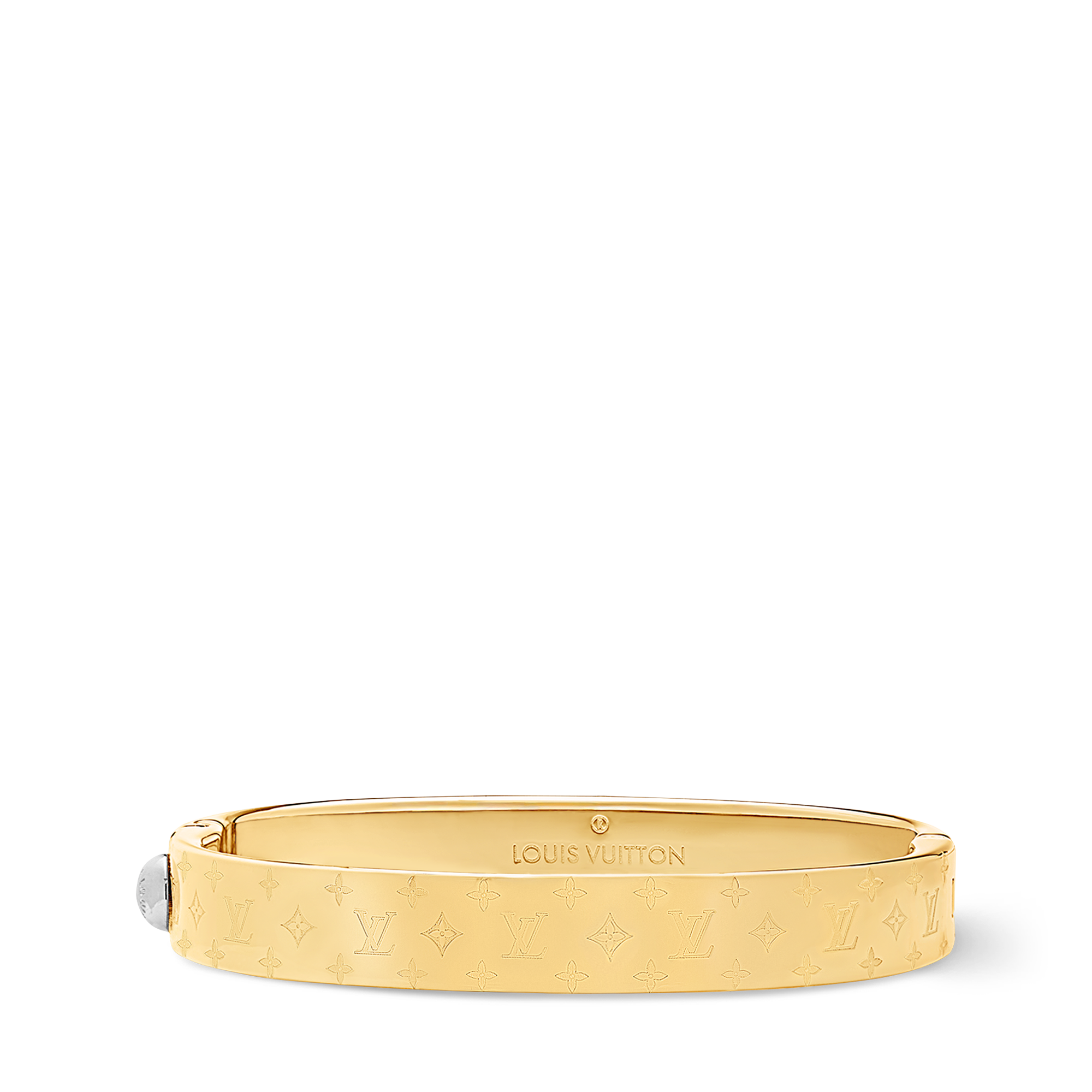 LOUIS VUITTON / ルイ・ヴィトン カフ ナノグラム バングル M00253 