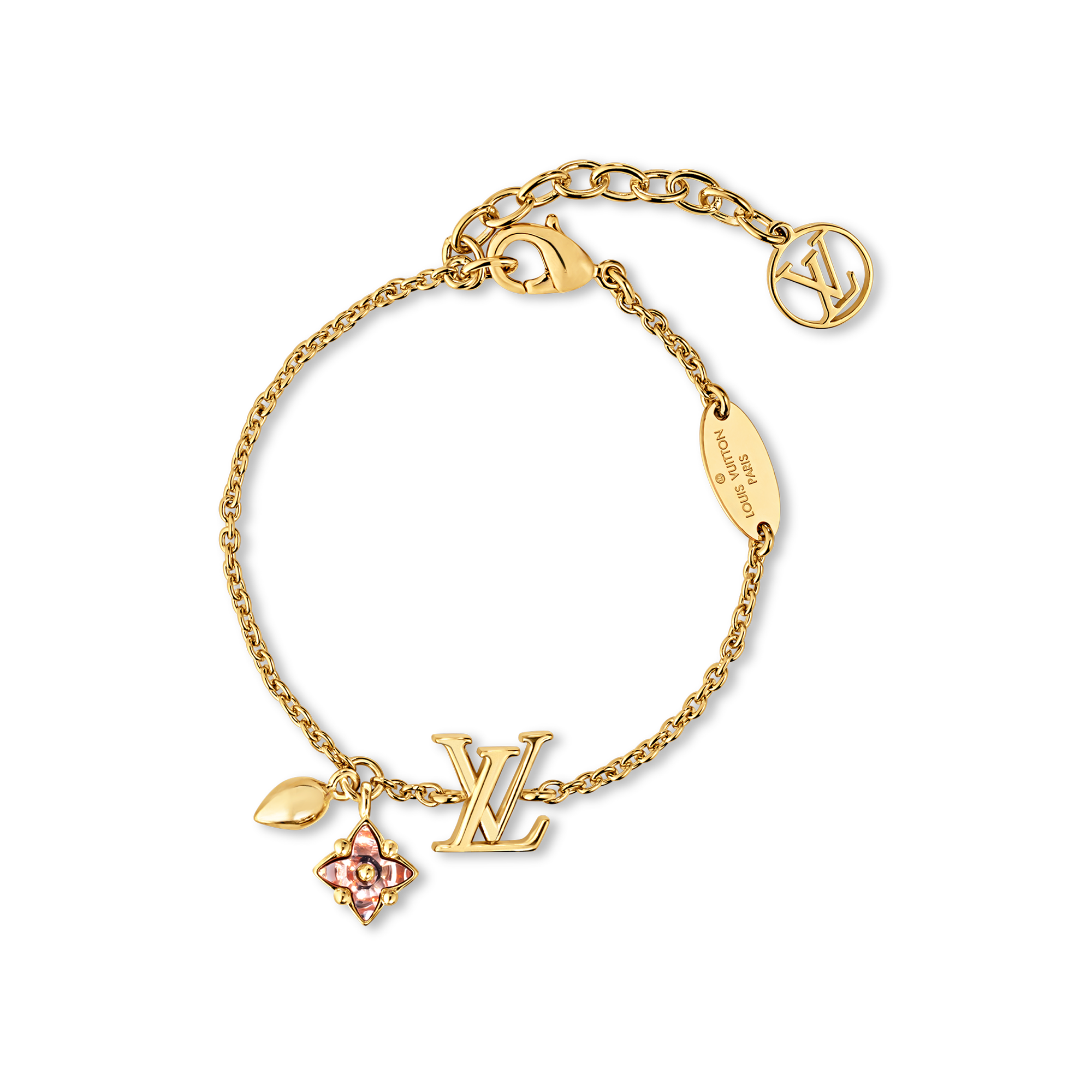 LOUIS VUITTON ルイヴィトン ブレスレットルルグラム ゴールド  