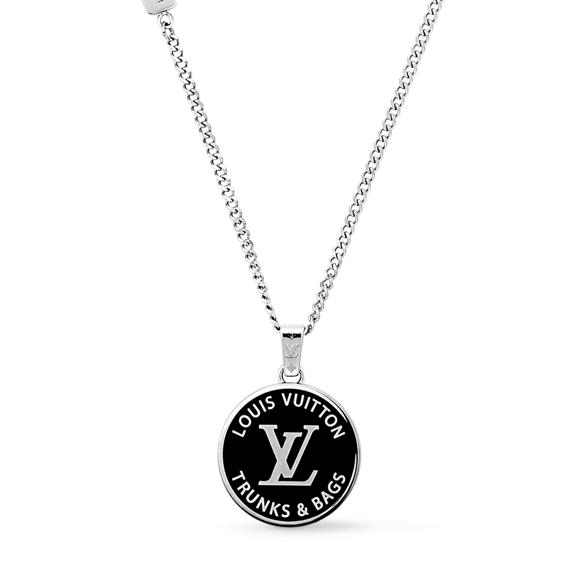 独特の上品 Vuitton Louis シルバーストライプネックレス メルカリ 