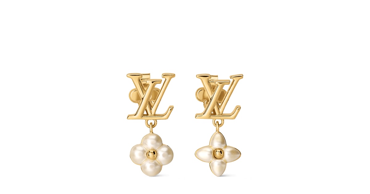 LOUIS VUITTON ルイヴィトン ピアス・フラワーグラム ストラス ピアス 