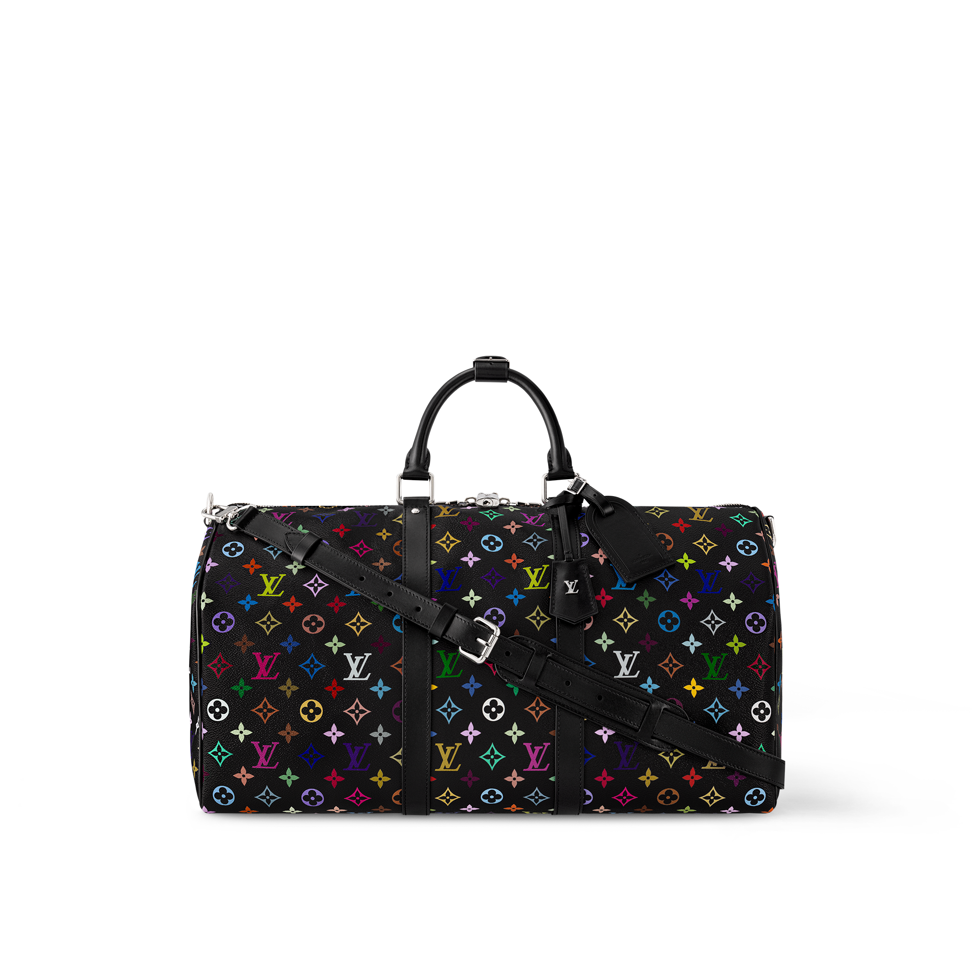 LOUIS VUITTON◆キーポル50_モノグラム・キャンバス_BRW/PVC/BRW