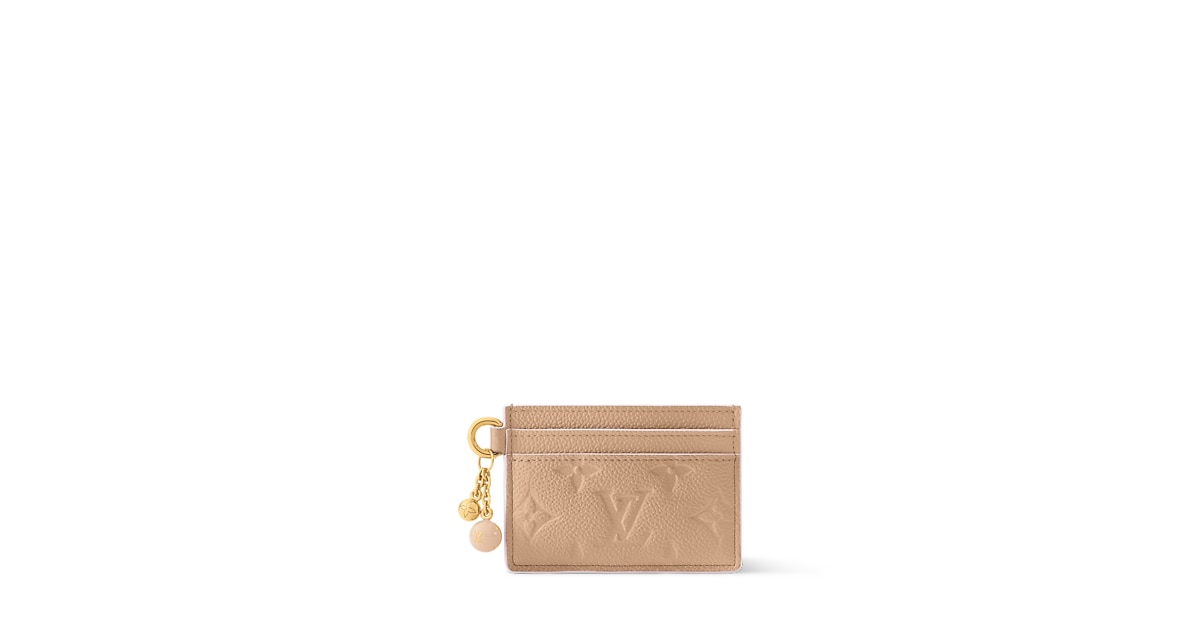 カードケース ポルト カルト・LV チャーム モノグラム・アンプラント 