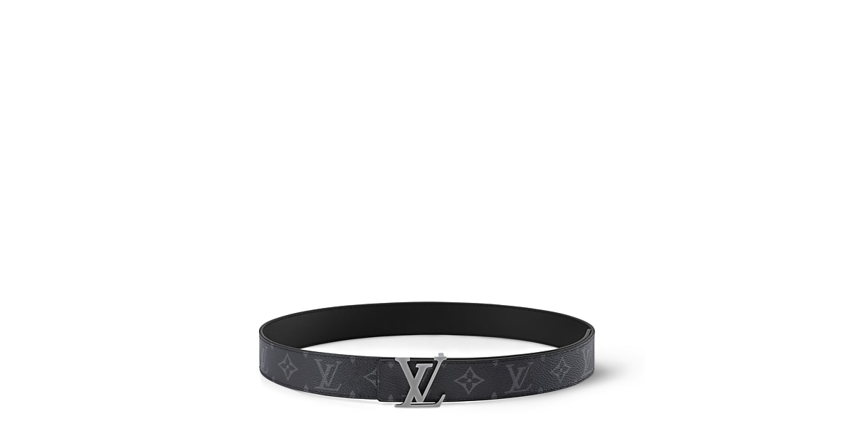 ベルト・LV イニシャル 35MM リバーシブル モノグラム・エクリプス 