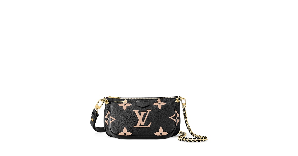 ミュルティ・ポシェット・アクセソワール バイカラー モノグラム・アン  