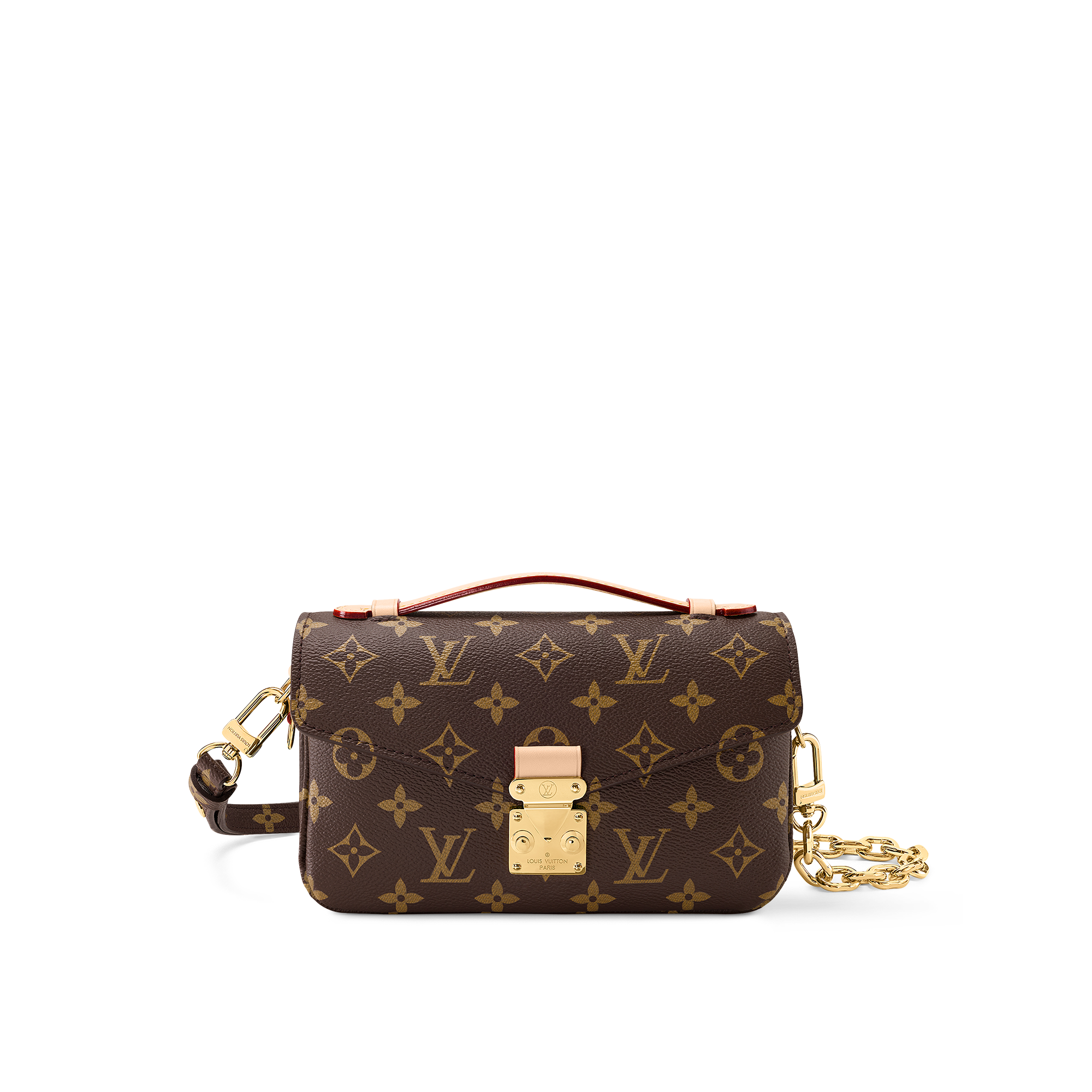 LOUIS VUITTON/ルイ・ヴィトン ポシェット・メティスEW M23081 2WAY ハンドバッグ ショルダーバッグ モノグラムアンプラント ベージュ/ゴールド金具 レディース ポシェット・メティス EW モノグラム｜ルイ・ヴィトン 公式サイト - M46279