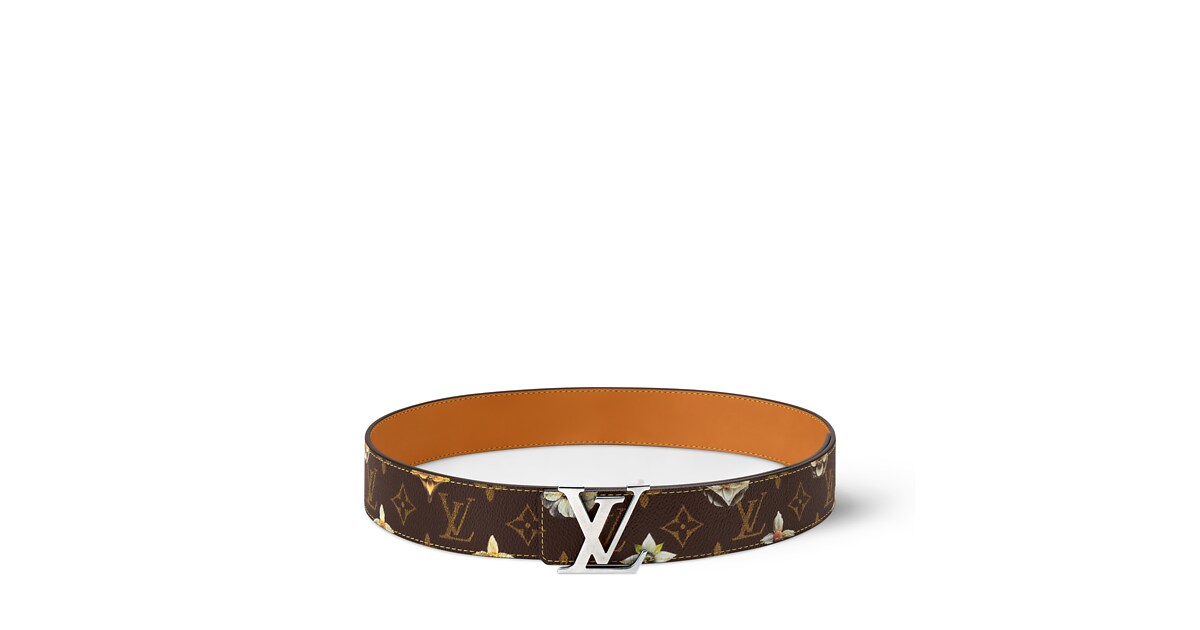 ベルト・LV イニシャル モノグラム・フラワー 40MM リバーシブル 