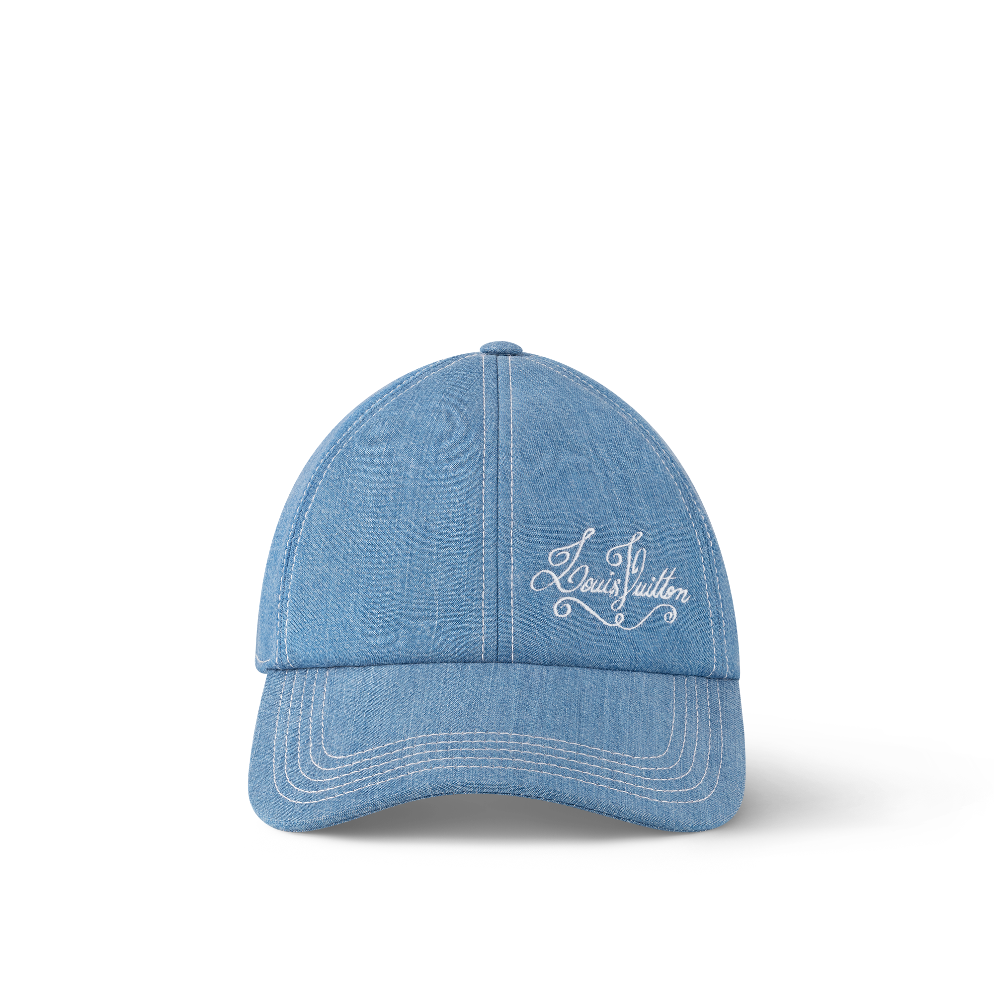LOUIS VUITTON 美品 キャップ モノグラム ウォッシュドデニム Mサイズ 