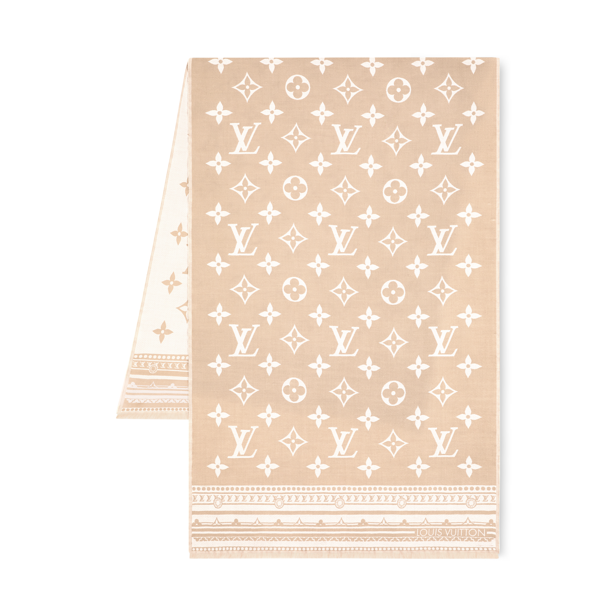 LV M76389 ヴィトン エトール・アメージングラム マフラー ストール 
