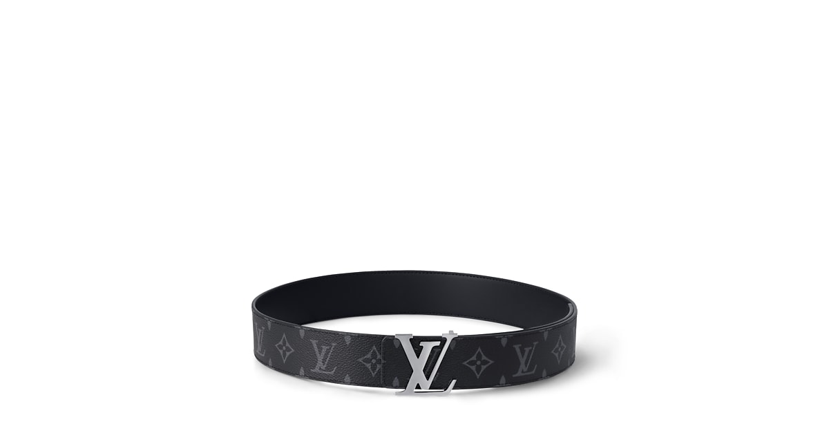 ベルト・LV イニシャル 40MM リバーシブル モノグラム・エクリプス 