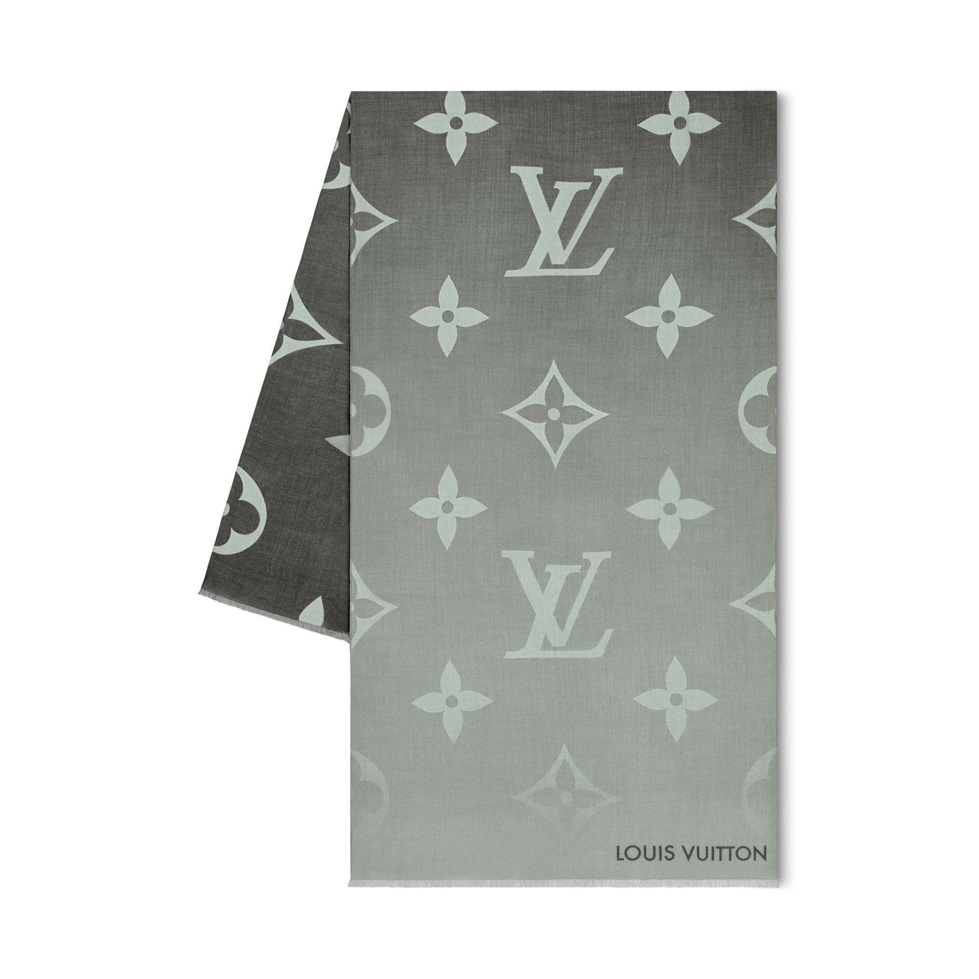 LOUIS VUITTON モノグラムマフラー オリーブグリーン LOUIS VUITTON  