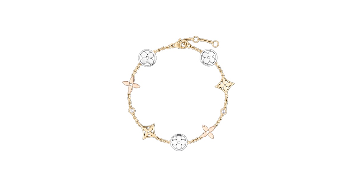ブレスレット モノグラム・イディール(18K スリーゴールド 