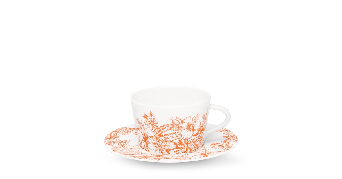 Set Of 2 Teacups and Saucers LV By The Pool ｜ルイ・ヴィトン 公式 