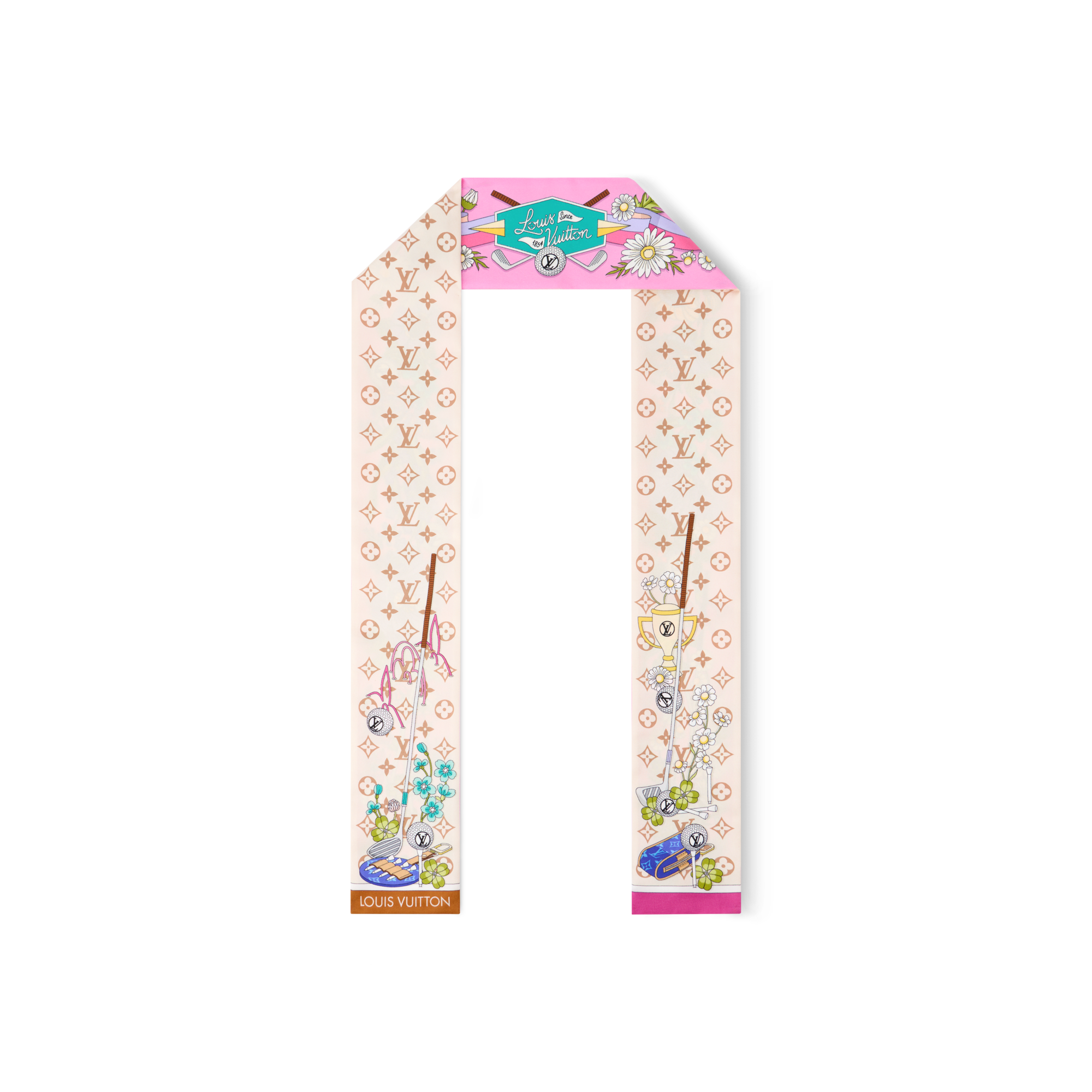 ◇ルイヴィトン バンドー スカーフ フラワー ピンク 【公式通販】