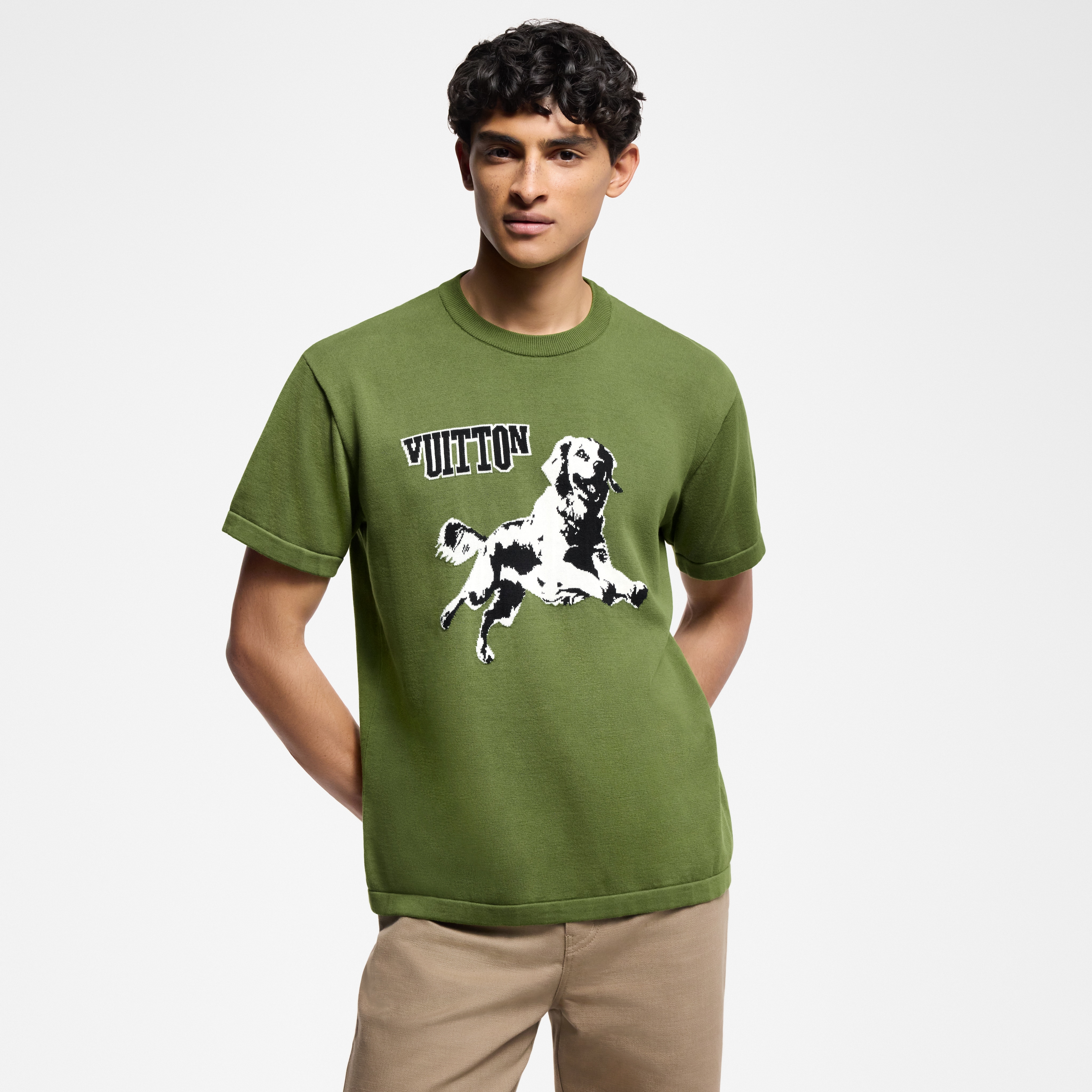 ショートスリーブコットンクルーネック  メンズ ウェア(洋服) (製品ズーム)