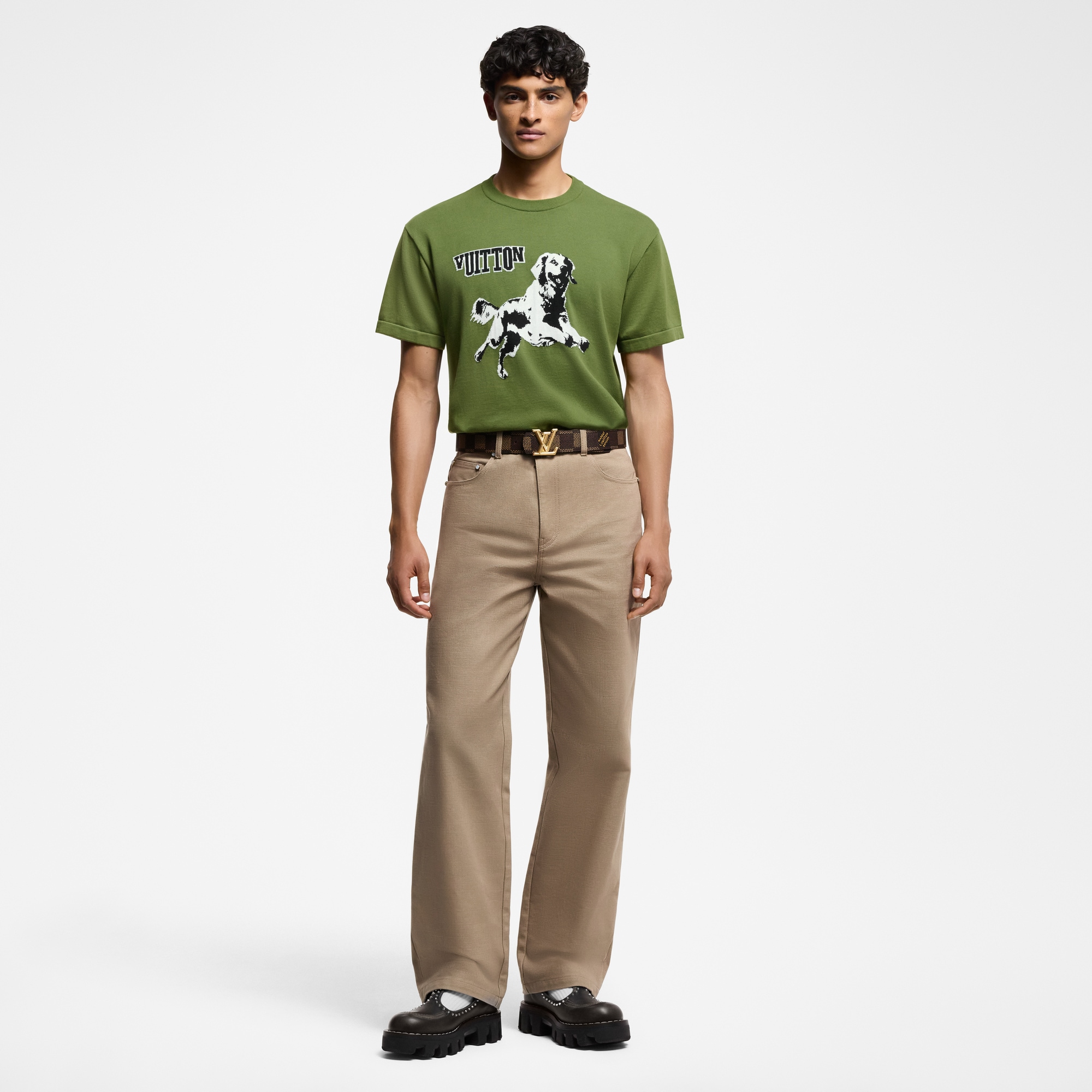 ショートスリーブコットンクルーネック  メンズ ウェア(洋服) (製品ズーム)