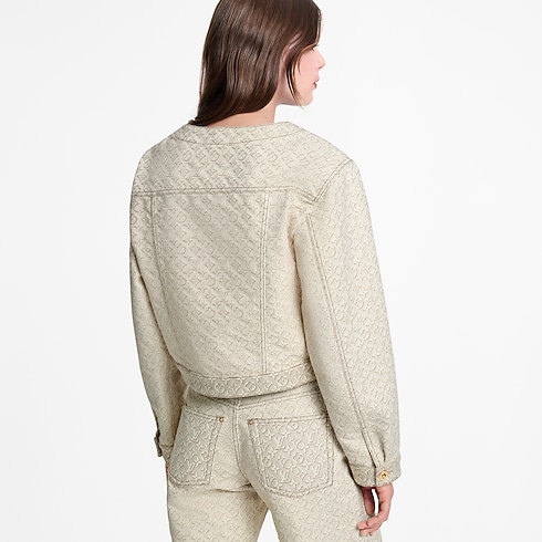 3Dモノグラム・デニムジャケット ウィメンズ ウェア(洋服) (製品ズーム)