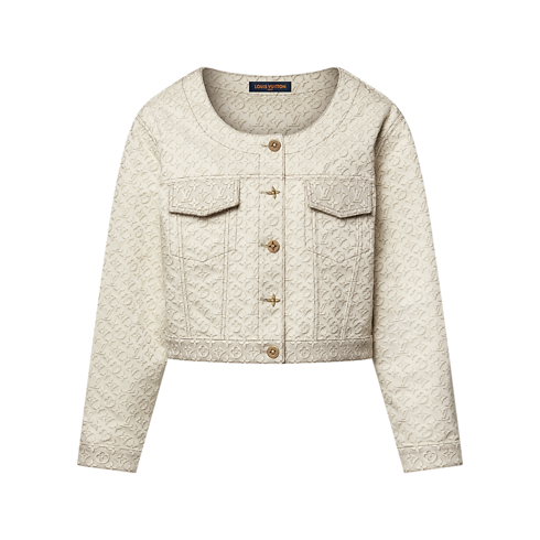 3Dモノグラム・デニムジャケット ウィメンズ ウェア(洋服) (製品ズーム)