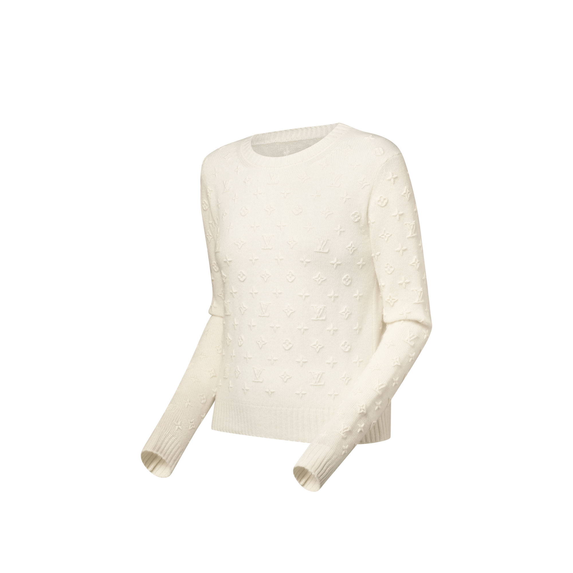 3D モノグラム ニットプルオーバー  ウィメンズ プレタポルテ(洋服) (製品ズーム)