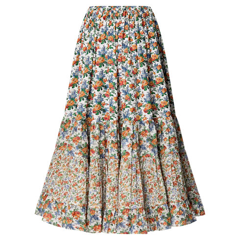 アブストラクトインサートプリーツスカート ウィメンズ ウェア(洋服) (製品ズーム)