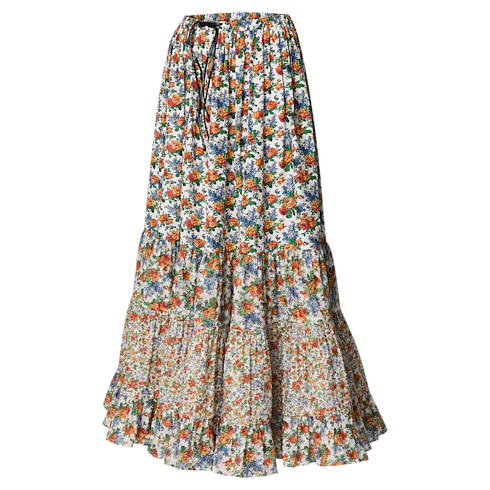 アブストラクトインサートプリーツスカート ウィメンズ ウェア(洋服) (製品ズーム)