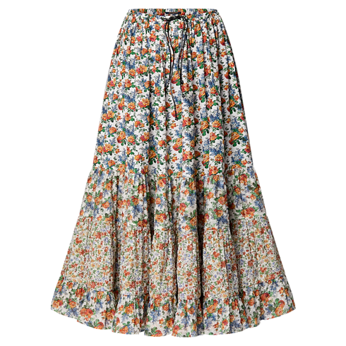 アブストラクトインサートプリーツスカート ウィメンズ ウェア(洋服) (製品ズーム)