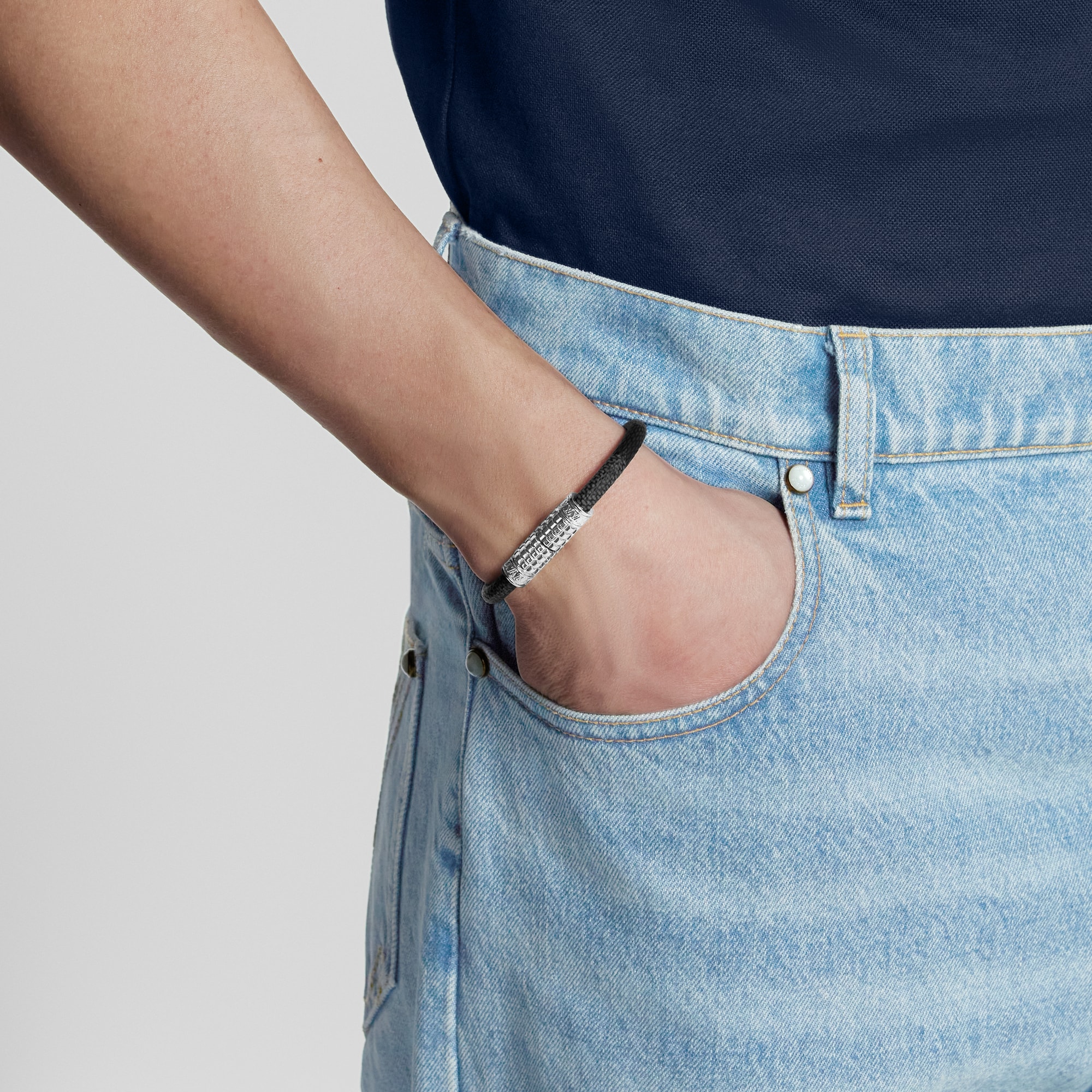 ブレスレット･ディジット “ダミエ･グラフィット” ダミエ・グラフィット メンズ ファッションジュエリー (製品ズーム)