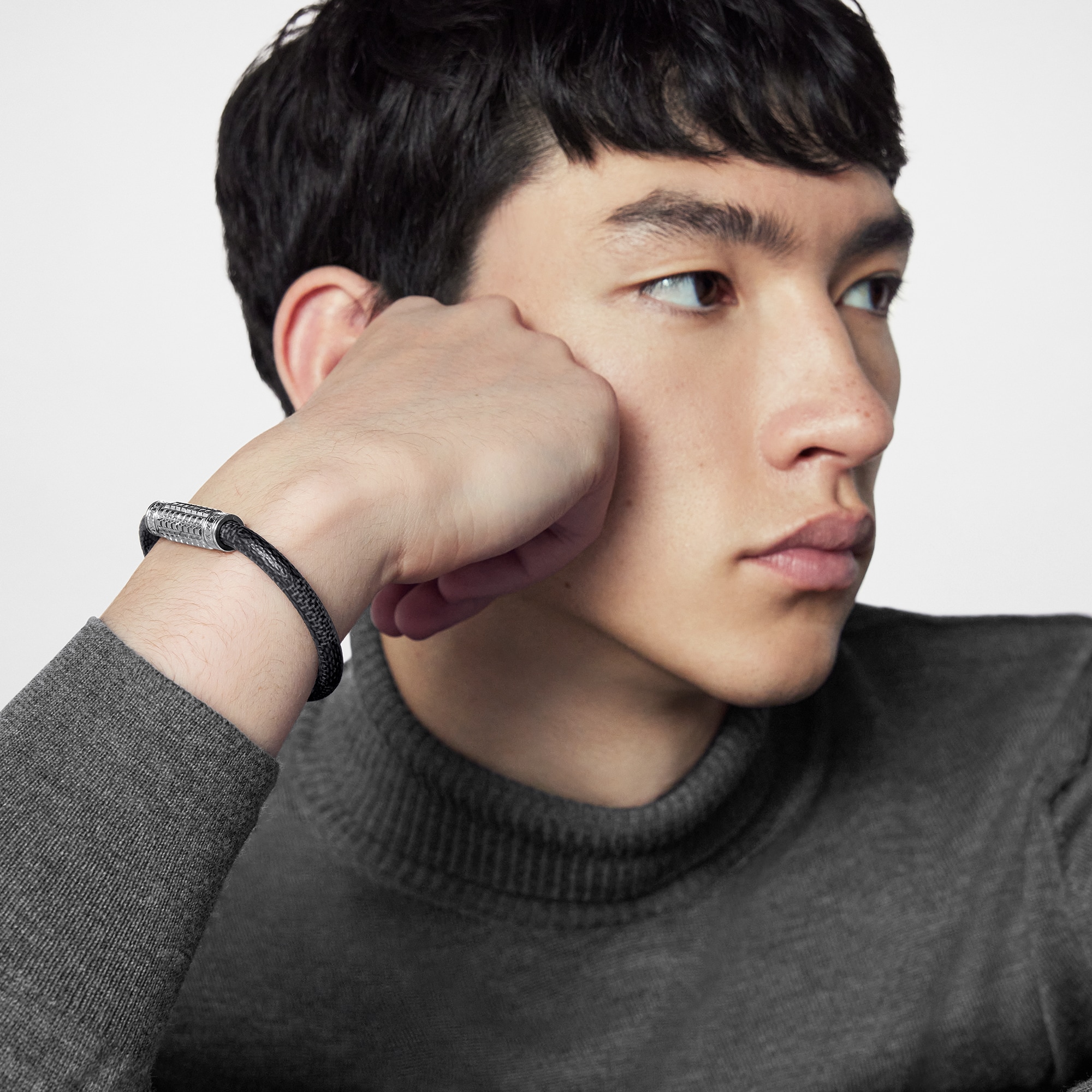 ブレスレット･ディジット “ダミエ･グラフィット” ダミエ・グラフィット メンズ ファッションジュエリー (製品ズーム)