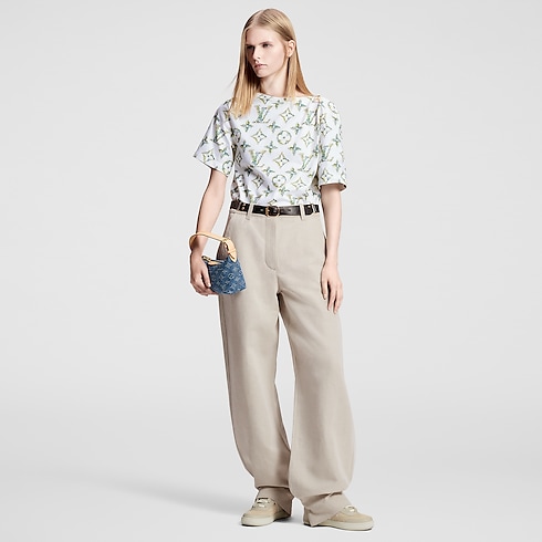 ベルトギャバジンパンツ ウィメンズ ウェア(洋服) (製品ズーム)