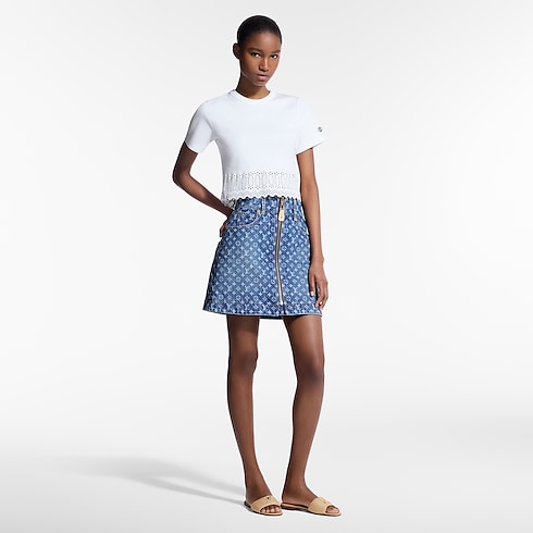 ブロイダリートリム クロップトップ ウィメンズ ウェア(洋服) (製品ズーム)