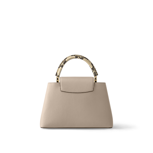 カプシーヌ MM パイソン ウィメンズ バッグ (製品ズーム)