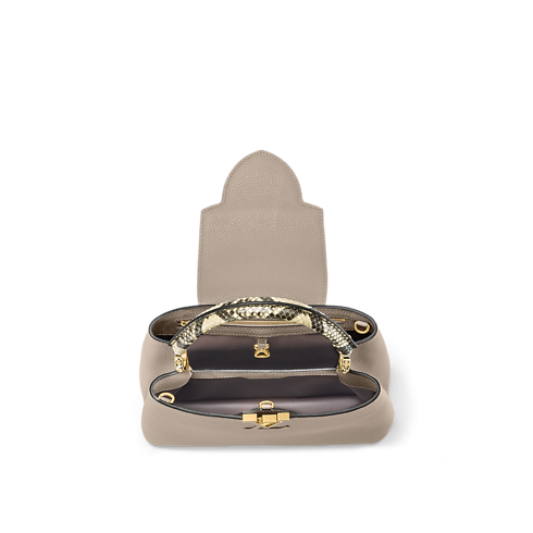 カプシーヌ MM パイソン ウィメンズ バッグ (製品ズーム)