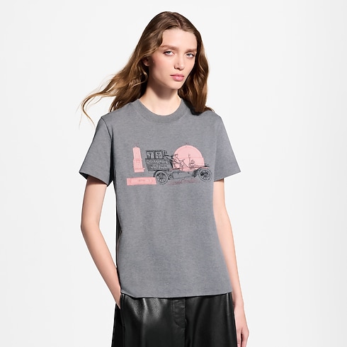カープリントTシャツ ウィメンズ ウェア(洋服) (製品ズーム)