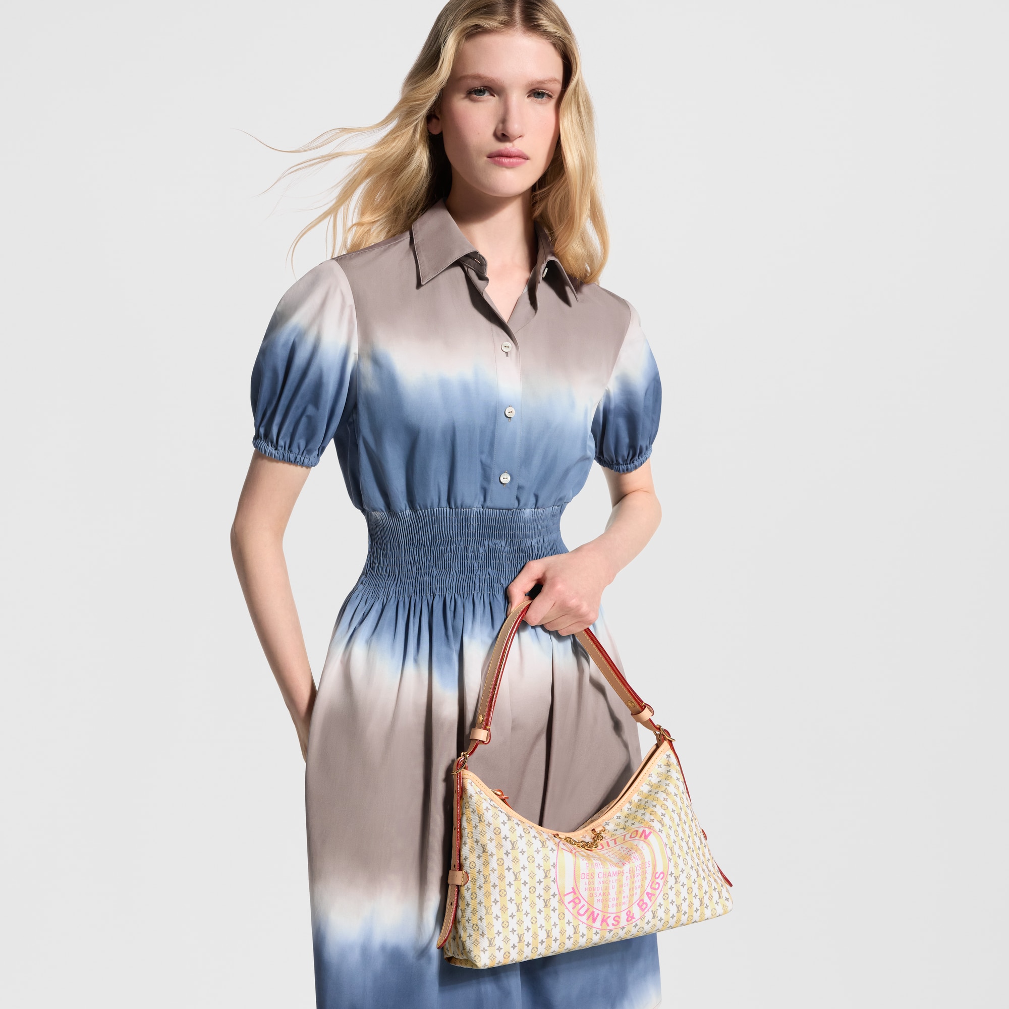 LV バンドル バイカラー モノグラム・アンプラント レザー｜ルイ 